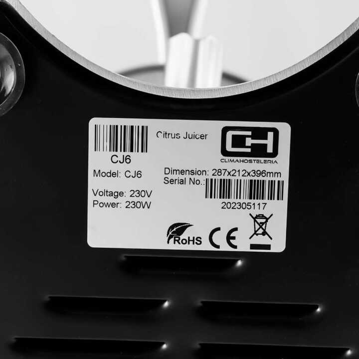 Espremedor de sumos de alavanca 230W 980 rpm