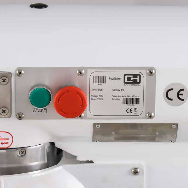 Alimentador misturador planetário de 10 litros