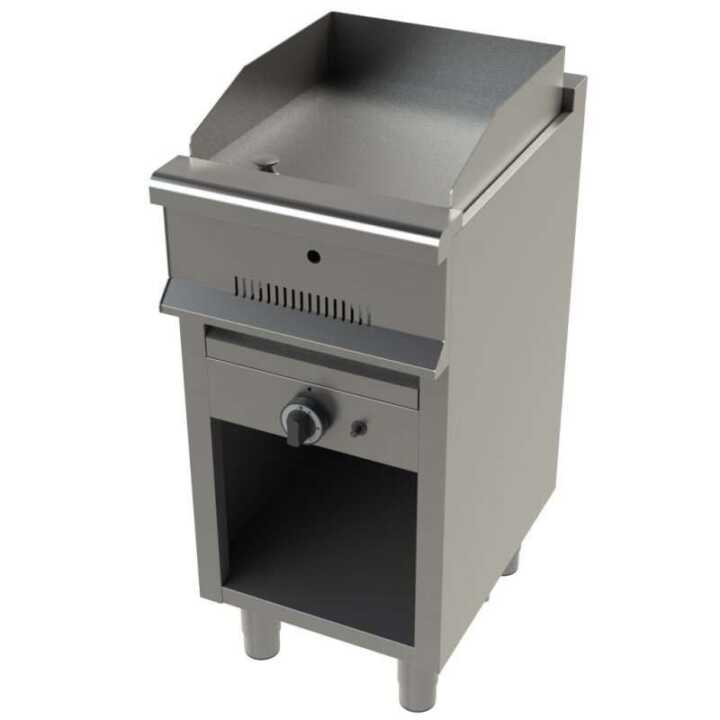 Fry Top A Gás Série 550 Com Armário, Dimensões 400X550X850H mm