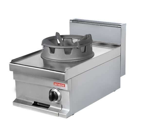 Fogão Wok A Gás De Mesa 1 Queimador 16 Kw 400X700X290H mm