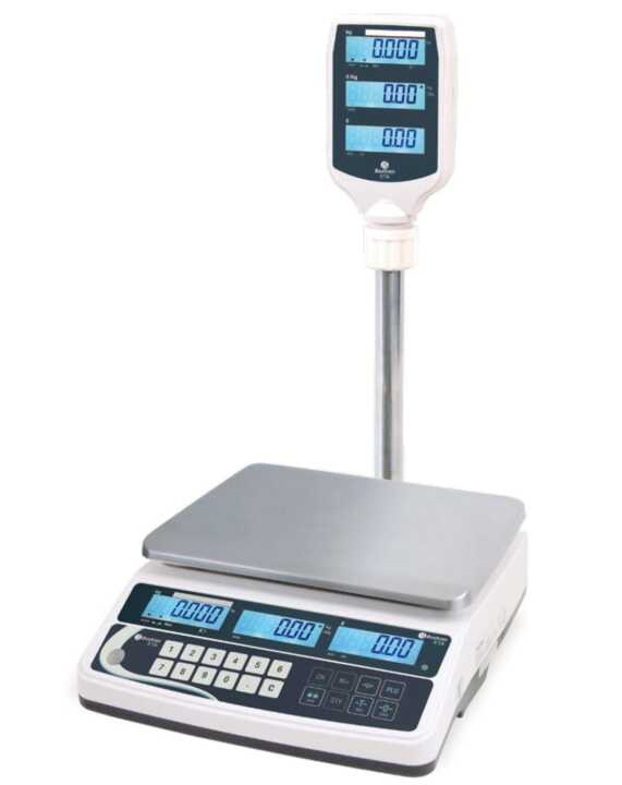Balança Comercial 30Kg Conexão Especial Pos Sem Impressora Com Coluna