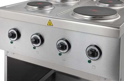 Fogão Elétrico De 4 Placas Com Móvel 700