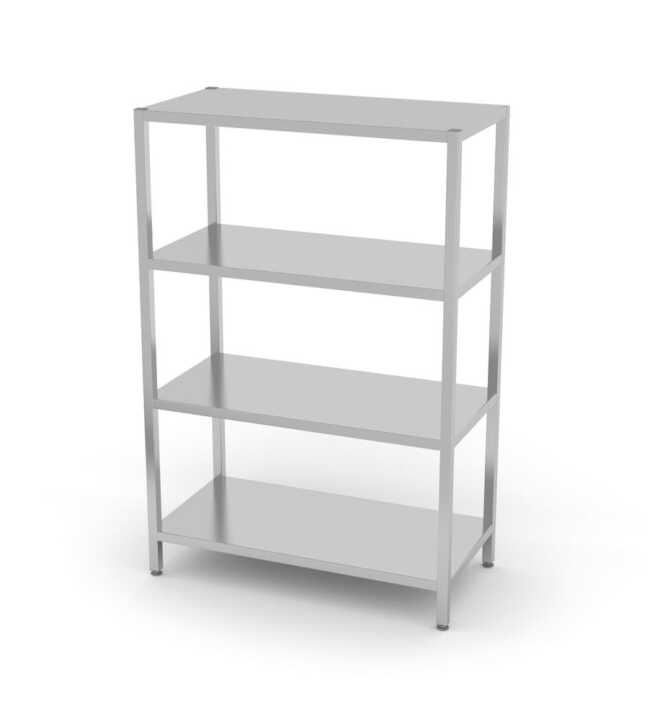 Estante de armazenamento com 4 prateleiras - para automontagem, 1000x500x(H)1800mm