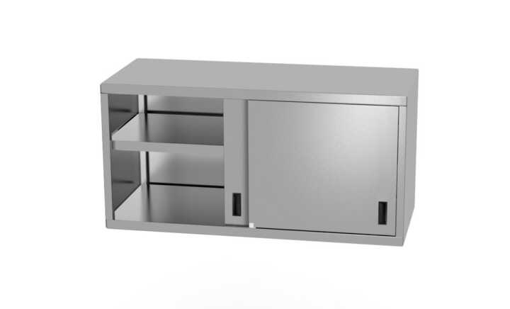 Armário de montagem na parede soldado com portas deslizantes, profundidade: 300 mm., 1000x300x(H)600mm