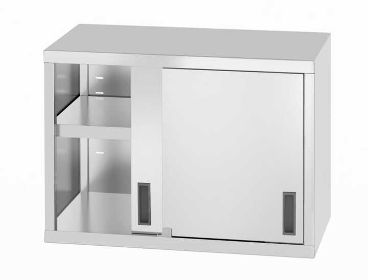 Armário suspenso com portas deslizantes – soldado, profundidade: 400 mm, 800x400x(H)600mm