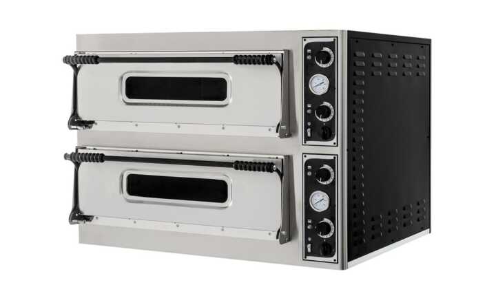 Forno de piza 66, 2 câmaras, 400V/18000W, 1365x968x(H)745mm