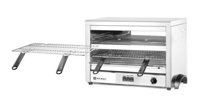 Salamandra de quartzo GN 1/1, 400V/4500W, 682x528x(H)455mm