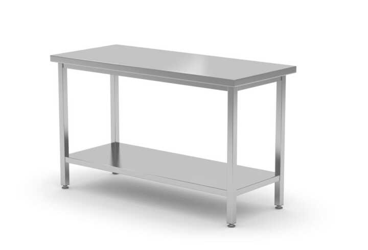 Mesa de trabalho robusta com prateleira, 1800x700x(H)850mm