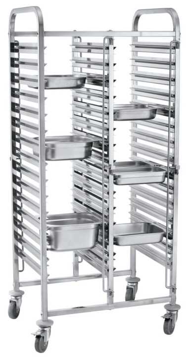 Carrinho duplo - 30 x GN 1/1, 740x550x(H)1730mm