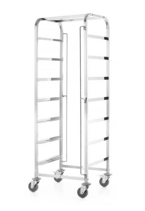 Carrinho móvel para cestos para máquina de lavar loiça - 7 x 500 x 500 mm, 615x560x(H)1700mm
