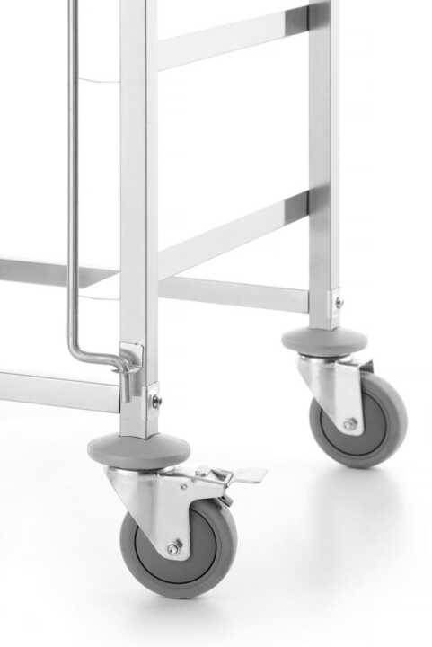 Carrinho móvel para cestos para máquina de lavar loiça - 7 x 500 x 500 mm, 615x560x(H)1700mm