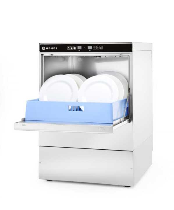 Máquina de lavar loiça 50x50 - controlo eletrónico, 400V/6600W, 576x645x(H)837mm