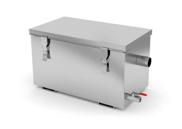 Caixa de gordura, 300l/h, 30L, 650x346x(H)308mm