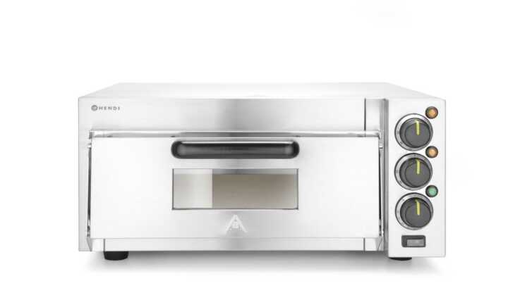 Forno de piza compacto, Prateado, 230V/2000W, 580x560x(H)275mm