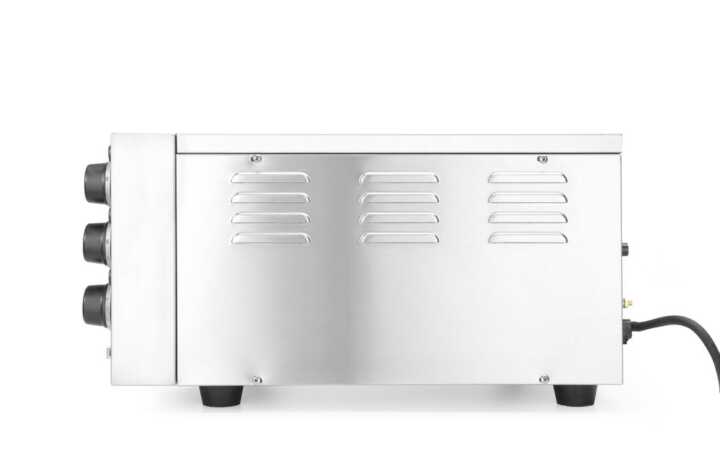 Forno de piza compacto, Prateado, 230V/2000W, 580x560x(H)275mm