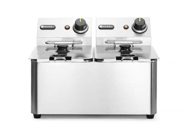 Fritadeira  - 2x4L, 8L, 230V/6000W, 470x380x(H)315mm