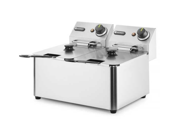 Fritadeira  - 2x4L, 8L, 230V/6000W, 470x380x(H)315mm
