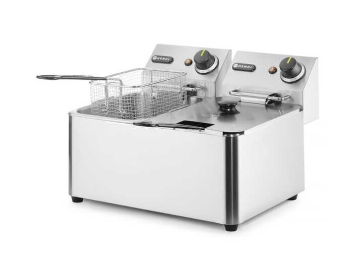 Fritadeira  - 2x4L, 8L, 230V/6000W, 470x380x(H)315mm
