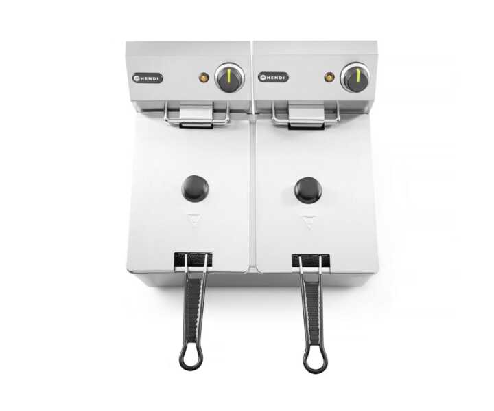 Fritadeira  - 2x4L, 8L, 230V/6000W, 470x380x(H)315mm