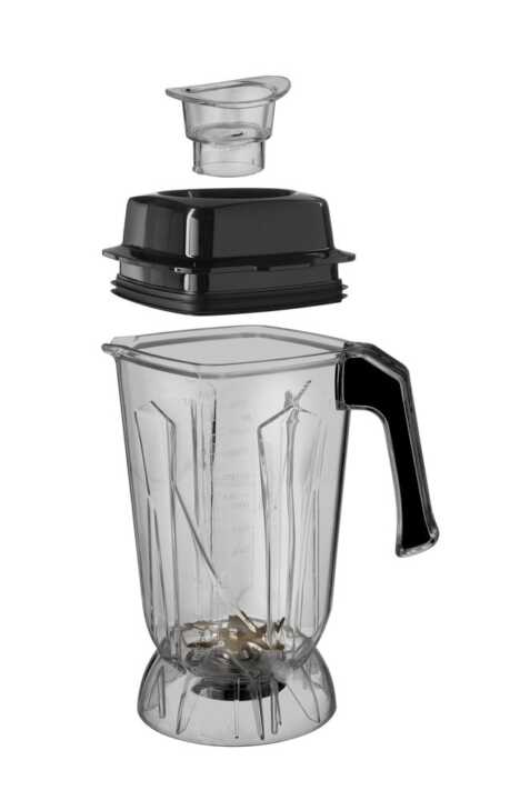 Liquidificador de bar com cobertura, 2,5L, Preto, 220-240V/1680W, 250x300x(H)540mm