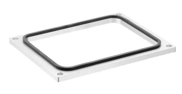 Tabuleiro para seladora térmica matrix, para um tabuleiro (227x178 mm) com três compartimentos