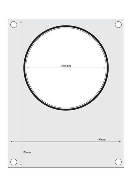Tabuleiro para seladora térmica matrix, para um tabuleiro (227x178 mm) com três compartimentos