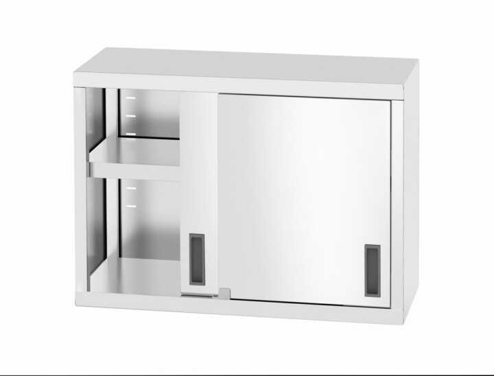 Armário de montagem na parede soldado com portas deslizantes, profundidade: 300 mm., 800x300x(H)600mm