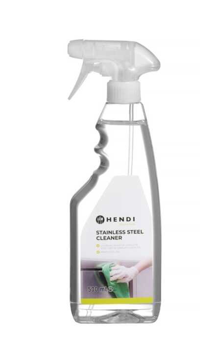 Produto de limpeza para aço inoxidável