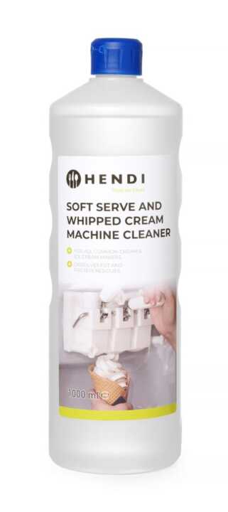 Produto de limpeza para máquinas de natas e chantilly