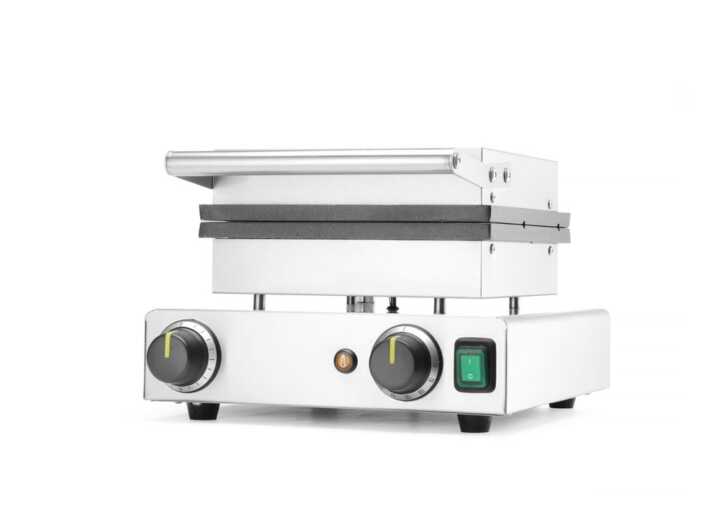 Máquina de fazer waffles em formato Chupa-Chupa, 230V/1750W, 314x417x(H)229mm