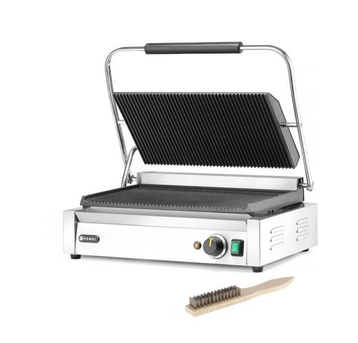 Grelha de contacto Panini XL, 230V/2700W, 548x464x(H)231mm