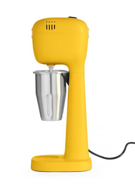 Milkshake mixer - Amarelo, 230V/400W, 170x210x(H)485mm