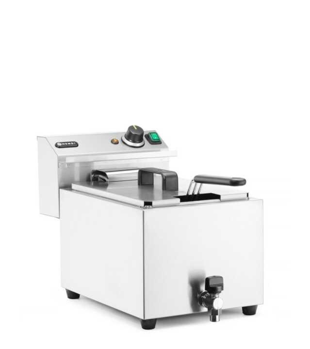 Fritadeira  XL com torneira de drenagem, 10 l, 400 V, 10L, 400V/6600W, 300x680x(H)420mm