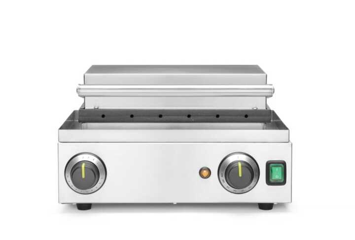 Máquina de fazer waffles em formato „Corn dog”, 230V/1550W, 390x378x(H)229mm