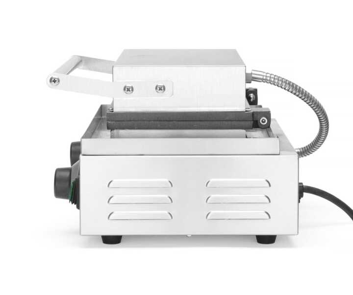 Máquina de fazer waffles em formato „Corn dog”, 230V/1550W, 390x378x(H)229mm