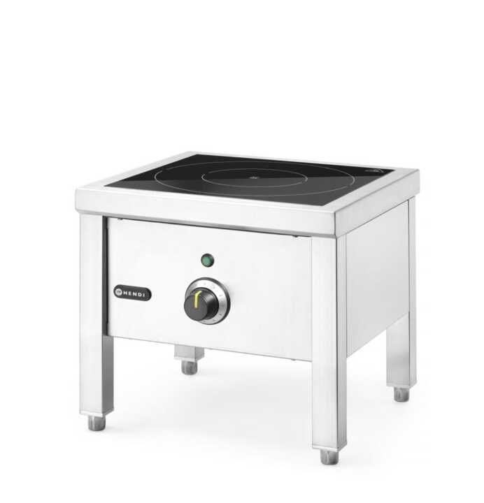 Fogão com placa de indução de elevada potência, 400V/5000W, 422x400x(H)366mm
