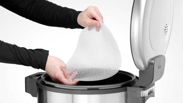 Tapete antiaderente para arrozeira, Tapete redondo em silicone