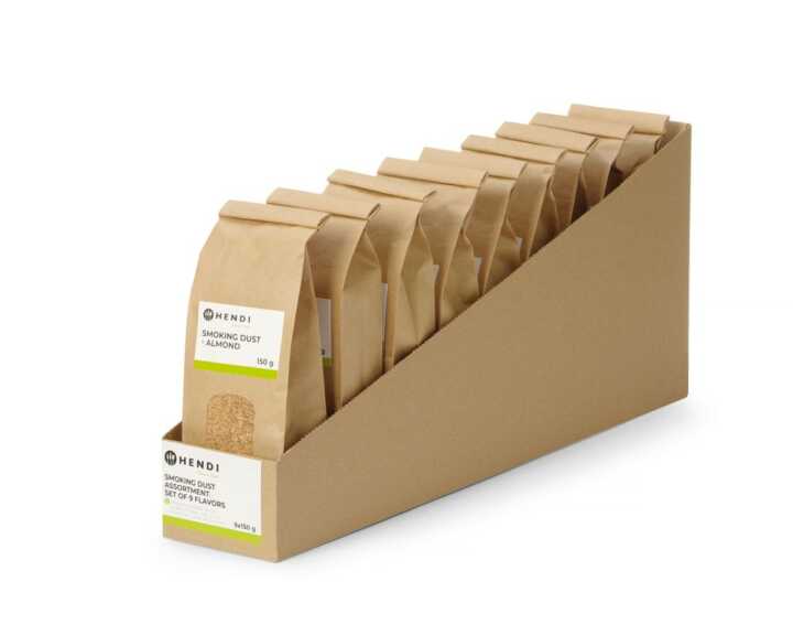 Gama de pó para fumar - conjunto de 9 sabores
