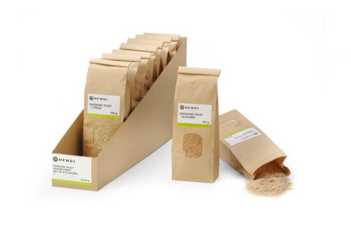 Gama de pó para fumar - conjunto de 9 sabores