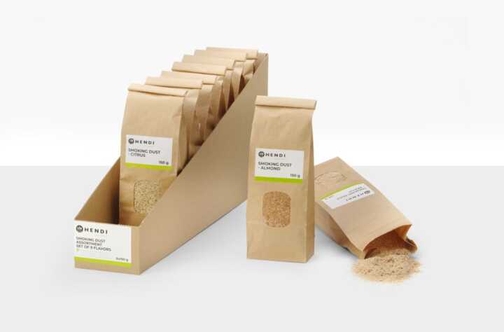 Gama de pó para fumar - conjunto de 9 sabores