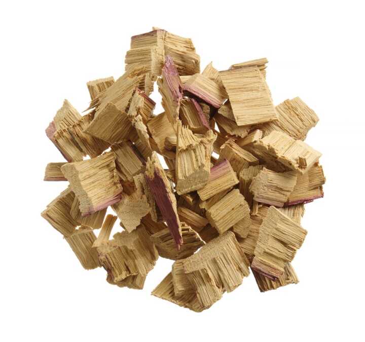 Lascas para defumar, Vinho Tinto