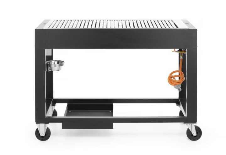 Barbecue a gás Tampa, Preto, 10kW, 1260x580x(H)900mm