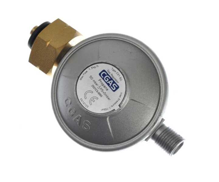 Regulador de pressão 50 mBar, Regulador 50mBar