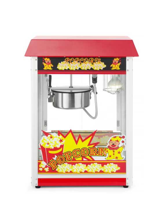 Máquina de pipocas, Vermelho, 230V/1500W, 574x420x(H)778mm