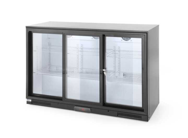 Expositor frigorífico de bebidas com portas de correr 308 L, 220-240V/160W, 1350x530x(H)870mm