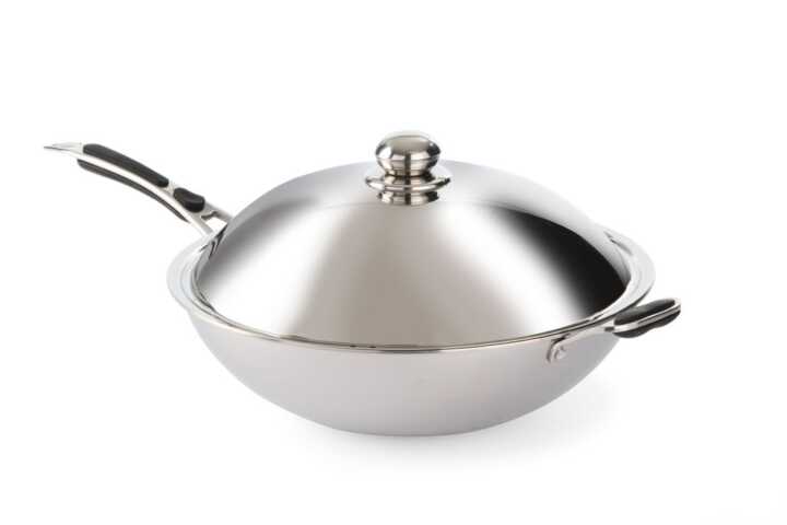 Wok de indução modelo 3500, wok de indução + frigideira wok, 230V/3500W, 340x450x(H)295mm