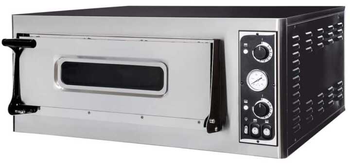 Forno para piza 4, 1 câmara, 400V/4700W, 975x930x(H)413mm