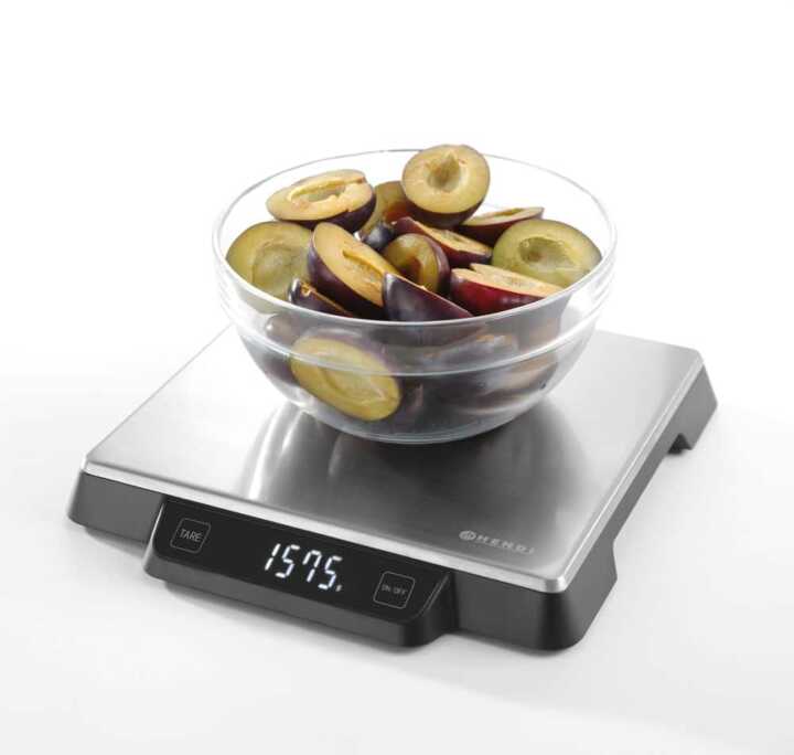 Balança de cozinha 15 kg, 266x269x(H)34mm