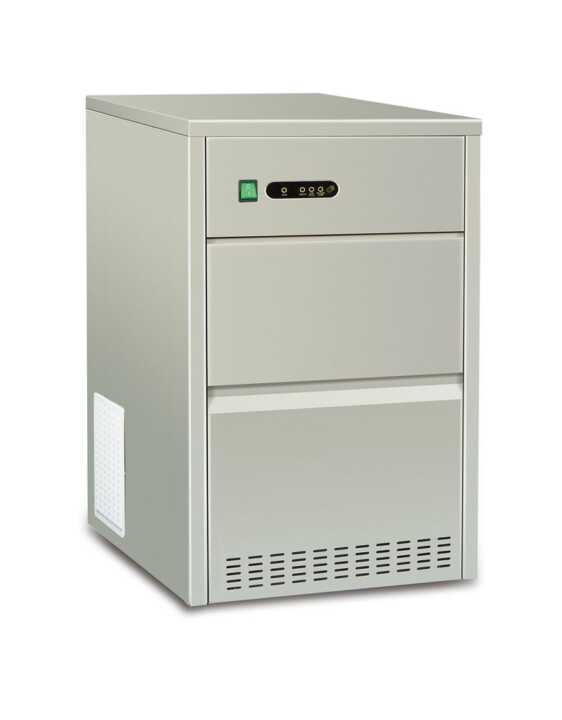 Máquina de cubos de gelo em forma de bala, aprox. 50 kg/dia, 230V/293W, 400x600x(H)675mm