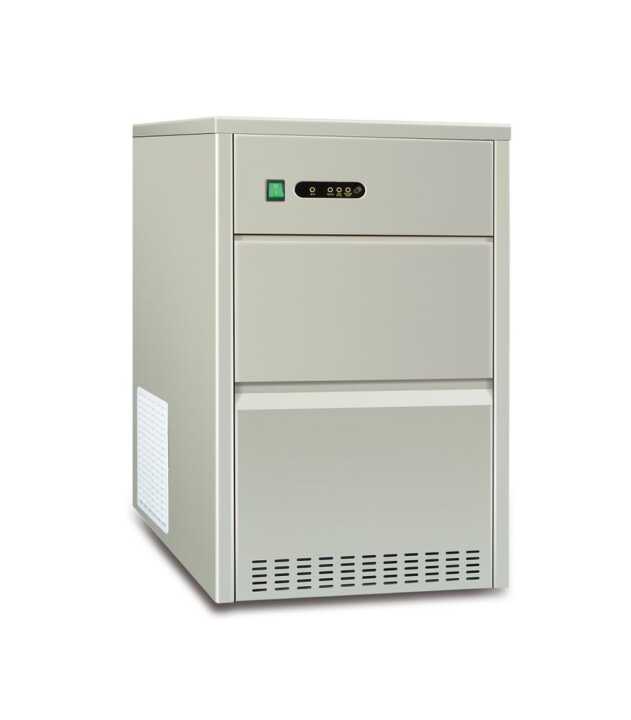 Máquina de cubos de gelo em forma de bala, aprox. 50 kg/dia, 230V/293W, 400x600x(H)675mm